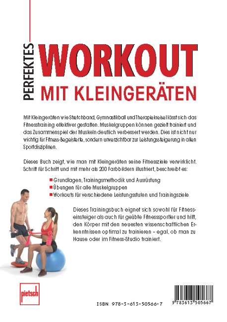 Rückseitencover Perfektes Workout mit Kleingeräten