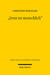 Vorderes Coverbild "Irren ist menschlich"