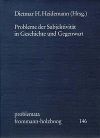 Vorderes Coverbild Probleme der Subjektivität in Geschichte und Gegenwart