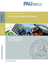 Vorderes Coverbild Studienführer Wirtschaftsingenieurwesen WS 2020/21