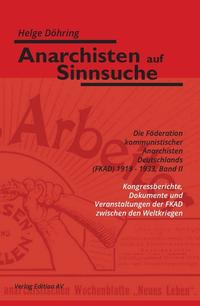 Vorderes Coverbild Anarchisten auf Sinnsuche