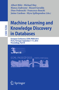 Vorderes Coverbild Machine Learning and Knowledge Discovery in Databases