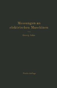 Vorderes Coverbild Messungen an elektrischen Maschinen