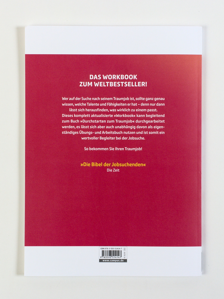 Rückseitencover Durchstarten zum Traumjob - Das Workbook