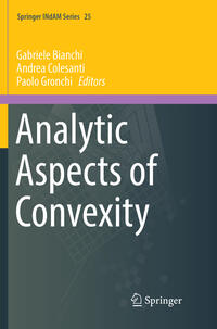 Vorderes Coverbild Analytic Aspects of Convexity