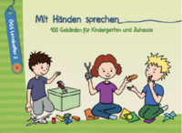 Vorderes Coverbild Mit Händen sprechen - 100 Gebärden für Kindergarten und Zuhause