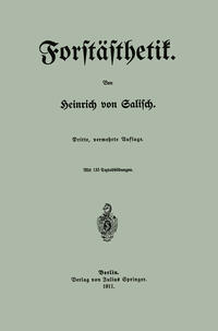 Vorderes Coverbild Forstästhetik