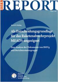 Vorderes Coverbild Als Entscheidungsgrundlage für das Raketenabwehrprojekt MEADS ungeeignet