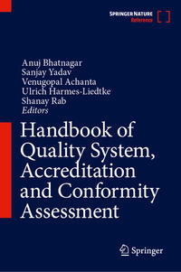 Vorderes Coverbild Handbook of Quality System, Accreditation and Conformity Assessment