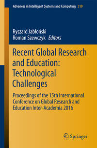 Vorderes Coverbild Recent Global Research and Education: Technological Challenges