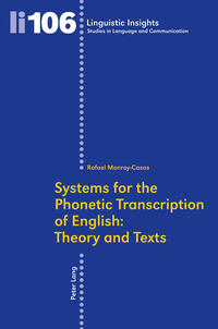 Vorderes Coverbild Systems for the Phonetic Transcription of English: Theory and Texts