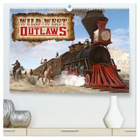 Vorderes Coverbild Wild West Outlaws (hochwertiger Premium Wandkalender 2025 DIN A2 quer), Kunstdruck in Hochglanz