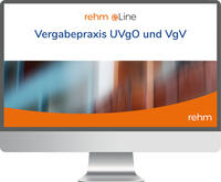 Vorderes Coverbild Vergabepraxis UVgO und VgV online