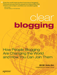 Vorderes Coverbild Clear Blogging