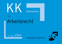 Vorderes Coverbild Karteikarten Arbeitsrecht