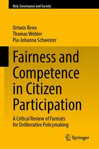 Vorderes Coverbild Fairness and Competence in Citizen Participation