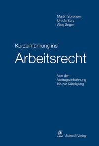 Vorderes Coverbild Kurzeinführung ins Arbeitsrecht