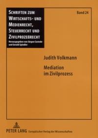 Vorderes Coverbild Mediation im Zivilprozess