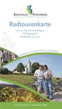 Vorderes Coverbild Radtourenkarte Kraichgau-Stromberg