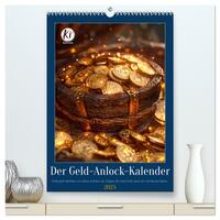 Vorderes Coverbild Der Geld-Anlock-Kalender (hochwertiger Premium Wandkalender 2025 DIN A2 hoch), Kunstdruck in Hochglanz