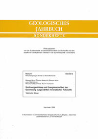 Vorderes Coverbild Stoffmengenflüsse und Energiebedarf bei der Gewinnung ausgewählter mineralischer Rohstoffe. Teilstudie Eisen