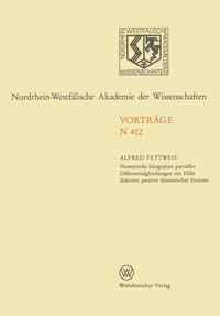 Vorderes Coverbild Numerische Integration partieller Differentialgleichungen mit Hilfe diskreter passiver dynamischer Systeme