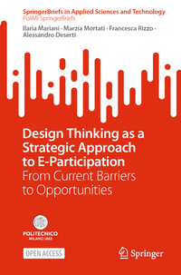 Vorderes Coverbild Design Thinking as a Strategic Approach to E-Participation