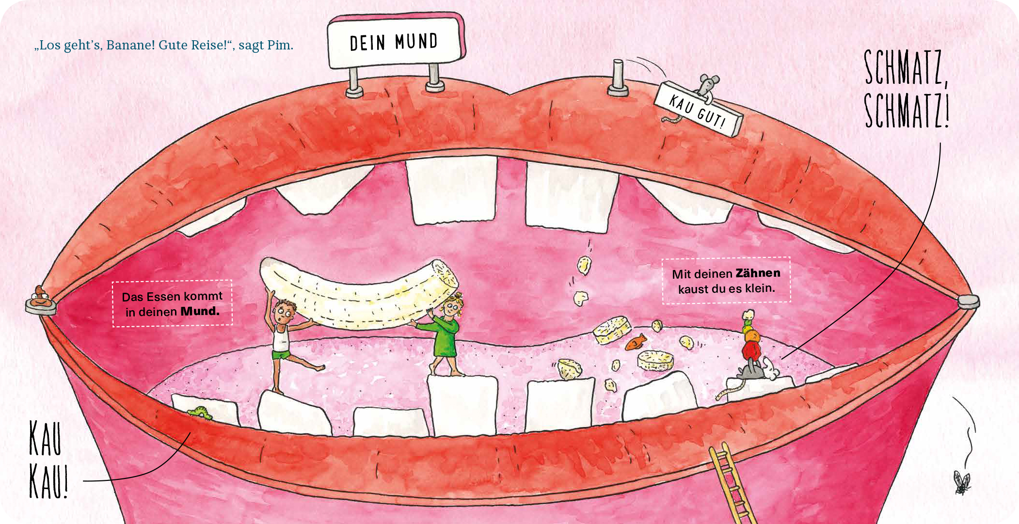 Beispielinhalt (Bild) Die kleine Kackwurstfabrik