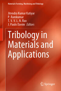 Vorderes Coverbild Tribology in Materials and Applications