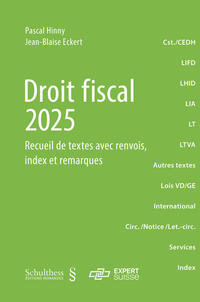 Vorderes Coverbild Droit fiscal 2025