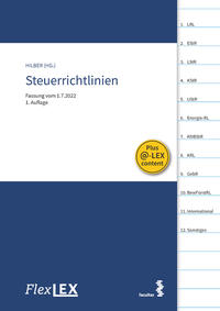 Vorderes Coverbild FlexLex Steuerrichtlinien