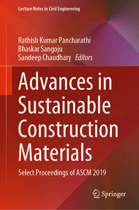 Vorderes Coverbild Advances in Sustainable Construction Materials