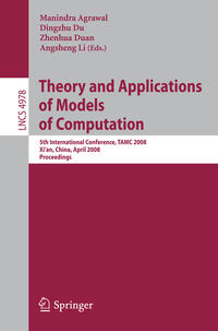 Vorderes Coverbild Theory and Applications of Models of Computation