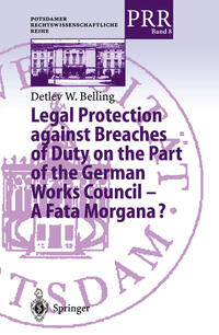 Vorderes Coverbild Legal Protection against Breaches of Duty on the Part of the German Works Council — A Fata Morgana?