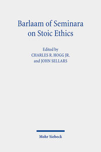 Vorderes Coverbild Barlaam of Seminara on Stoic Ethics