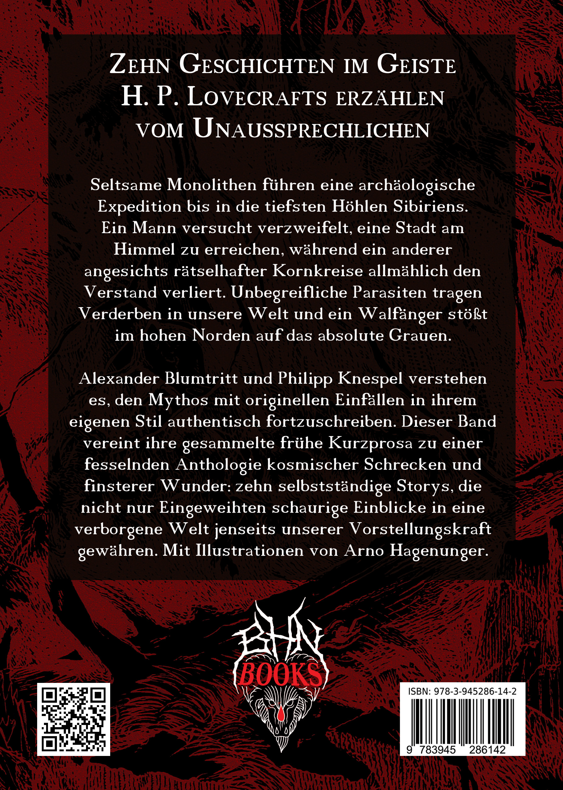 Rückseitencover Vom Unaussprechlichen