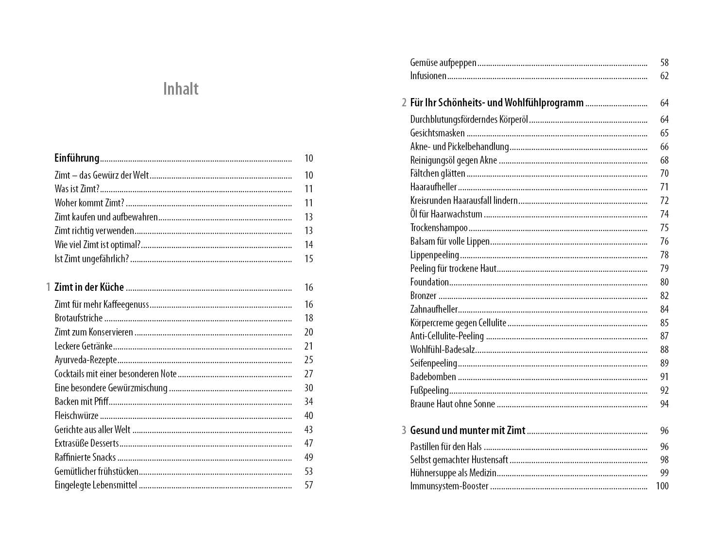 Beispielinhalt (Bild) Alleskönner Zimt