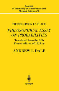 Vorderes Coverbild Pierre-Simon Laplace Philosophical Essay on Probabilities