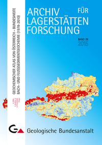Vorderes Coverbild Geochemischer Atlas von Österreich - Bundesweite Bach- und Flusssedimentgeochemie (1978-2010)