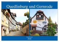 Vorderes Coverbild Quedlinburg und Gernrode (Wandkalender 2026 DIN A2 quer), CALVENDO Monatskalender