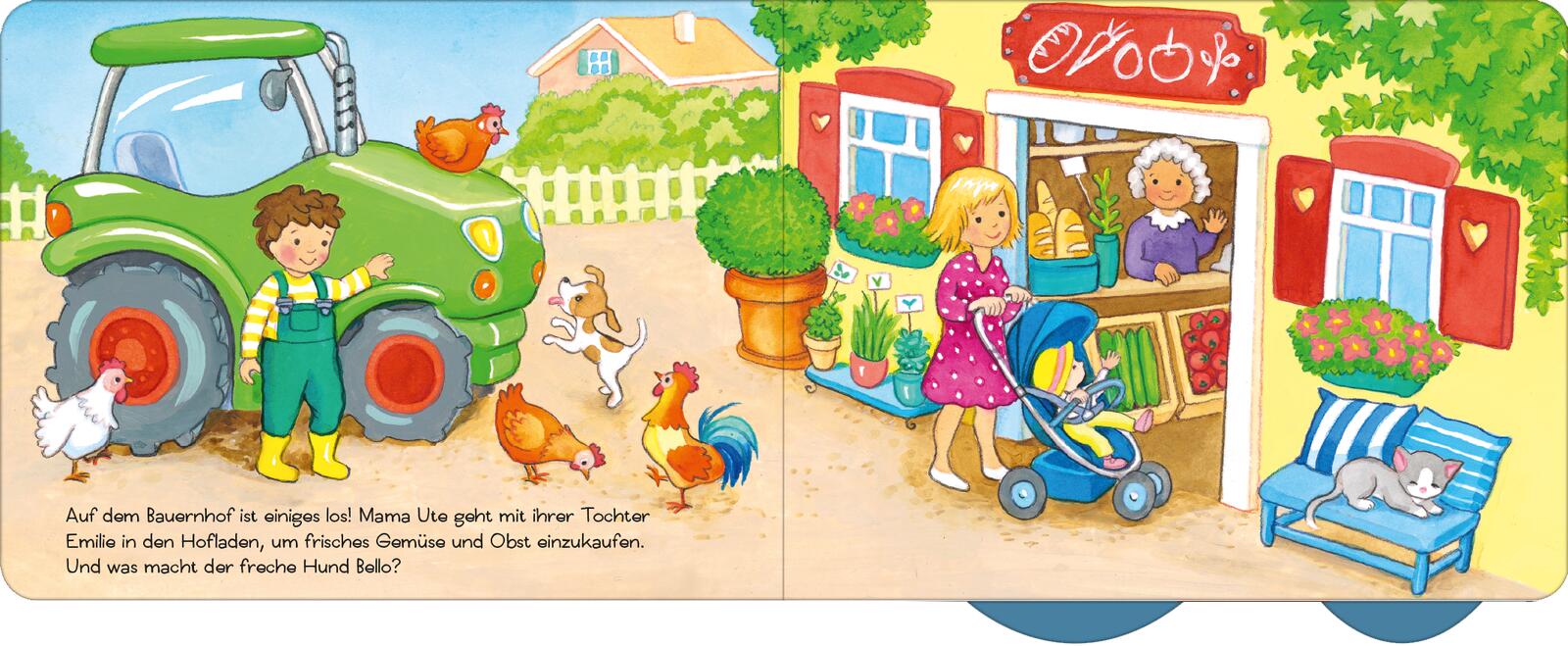 Beispielinhalt (Bild) Tuck, tuck, kleiner Traktor!
