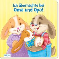 Vorderes Coverbild Bilderbuch "Ich übernachte bei Oma und Opa"