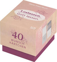 Vorderes Coverbild Loslassen. Gott lassen. 40 Wunschkärtchen