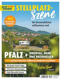 Vorderes Coverbild pro mobil Stellplatz-Szene - Pfalz + Rheintal, Nahe und Rheinhessen