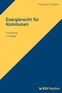 Vorderes Coverbild Energierecht für Kommunen