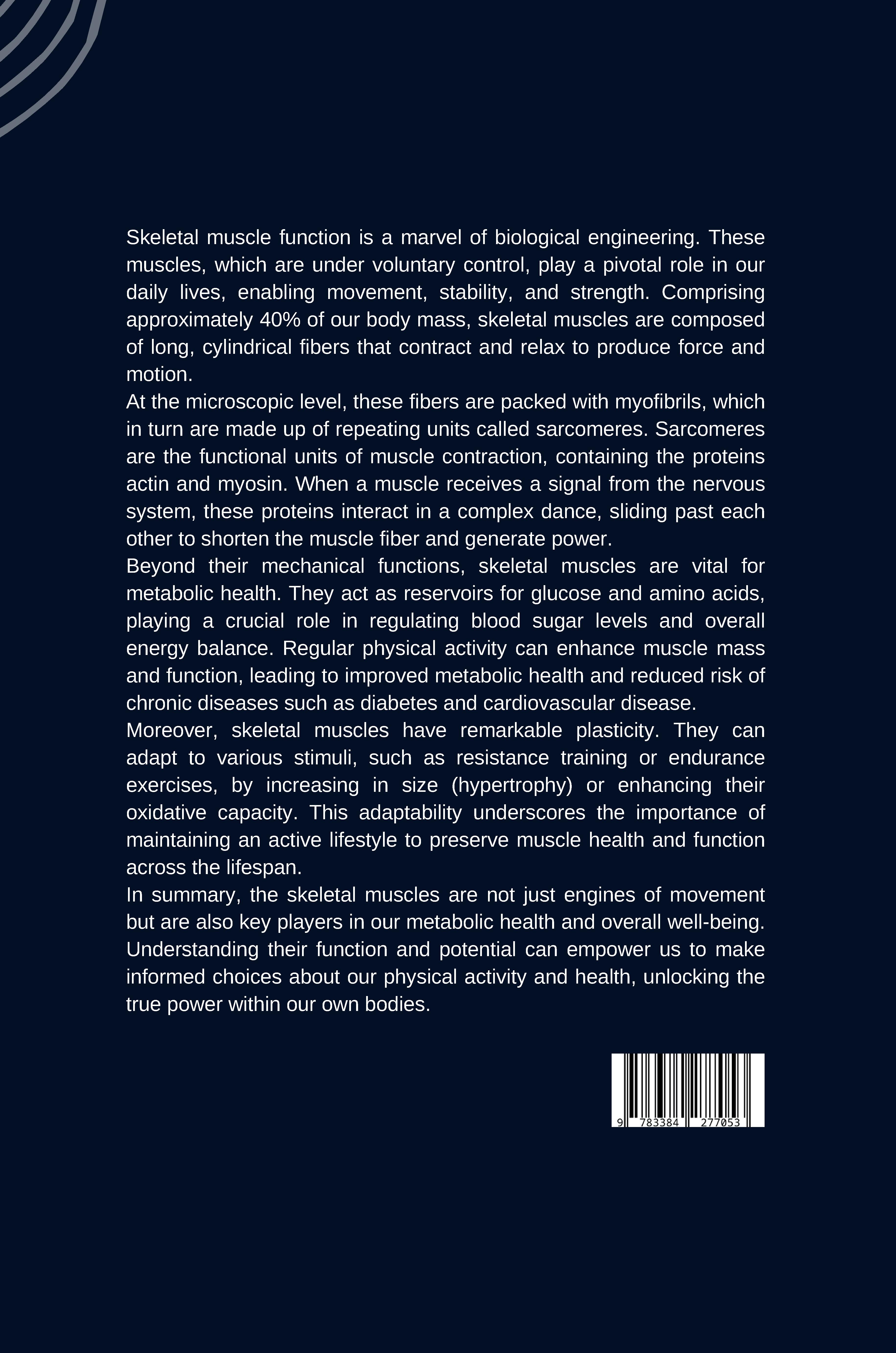 Rückseitencover The Power Within: A Deep Dive into Skeletal Muscle Function