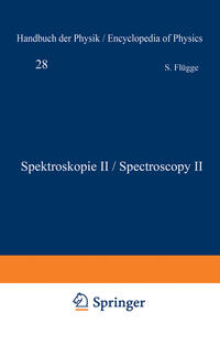 Vorderes Coverbild Spektroskopie II / Spectroscopy II