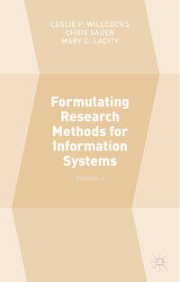 Vorderes Coverbild Formulating Research Methods for Information Systems