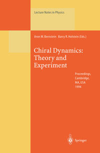 Vorderes Coverbild Chiral Dynamics: Theory and Experiment