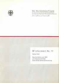 Vorderes Coverbild Das Verhältnis von SED und Staatssicherheit